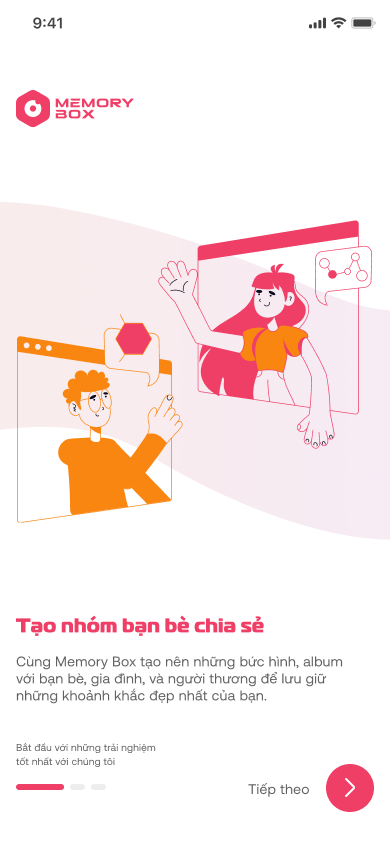 Tạo nhóm bạn bè chia sẻ